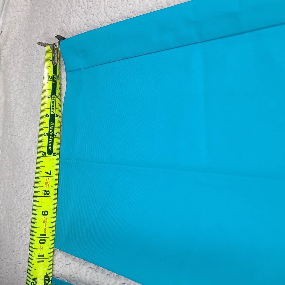 C by One Teal Blue pull on Elastic wide leg ankle length pants front tie XS NWT - Picture 6 of 12